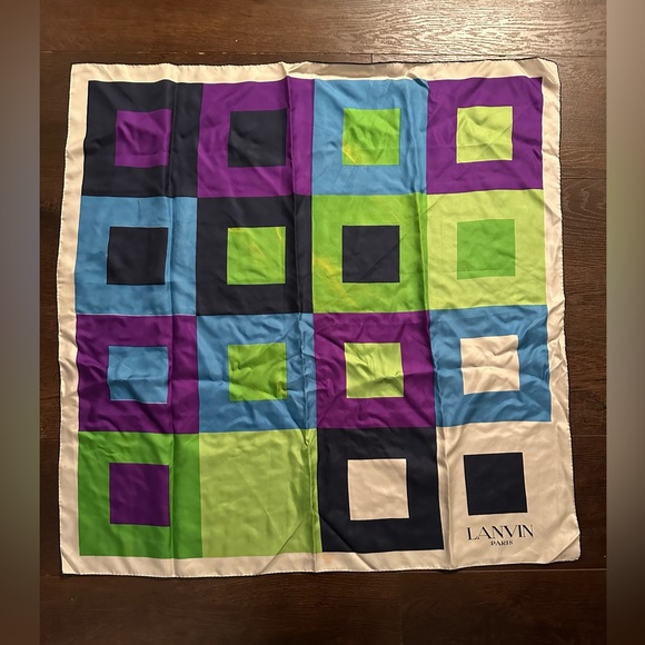 Multicolored Lanvin Scarf in Box - Picture 4 of 5